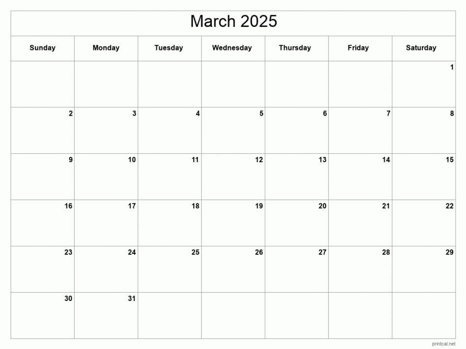 Printable March  Calendar  Free Printable Calendars