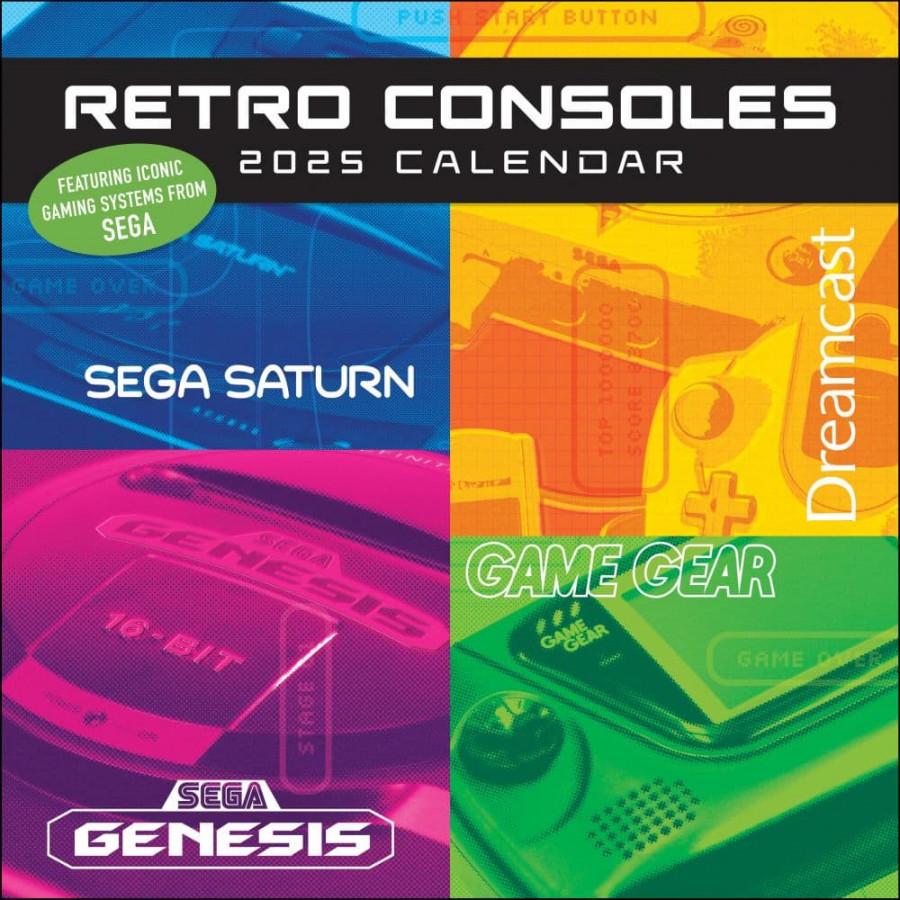 Retro Consoles  Wall Calendar