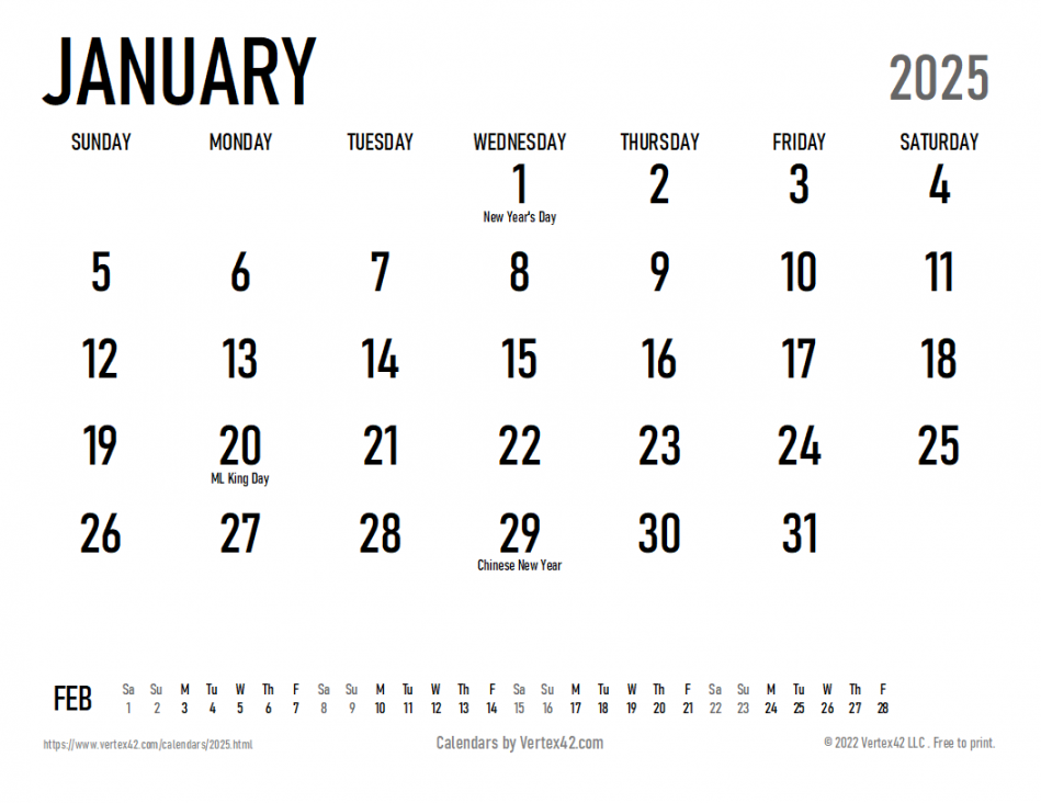 Free Printable Calendar - Printable Monthly Calendars