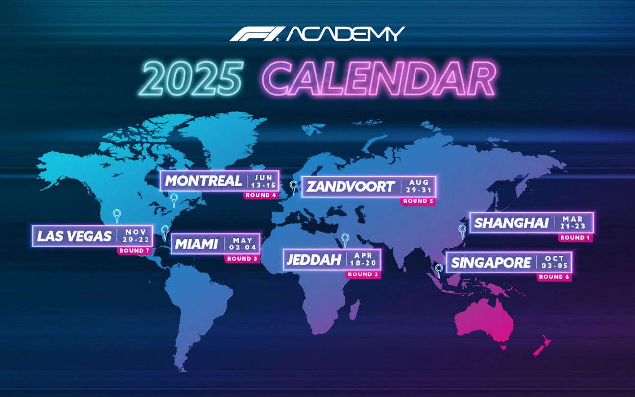 F ACADEMY presents calendar for  season  Formula ®